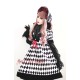 Surface Spell Gothic Virtual Clown High Waist One Piece(Full Payment Without Shipping)